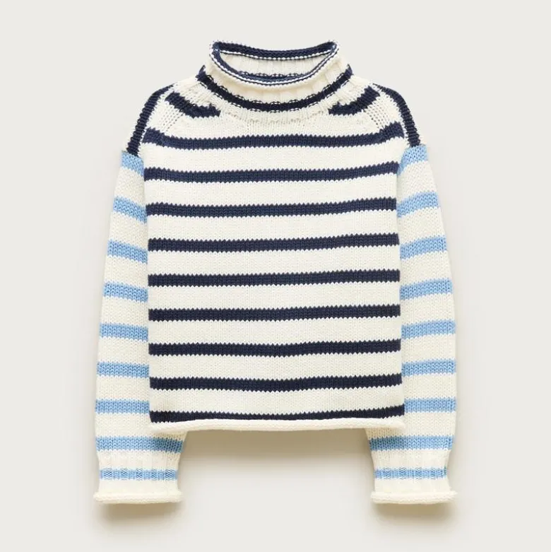 Kids' 2025 Rollneck™ sweater in stripe