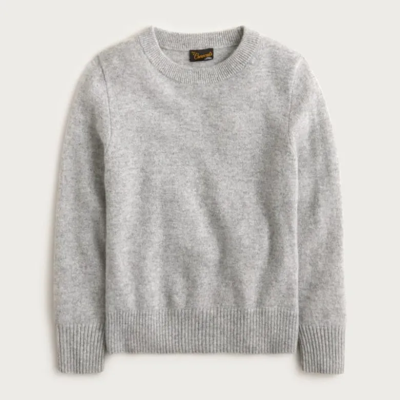 Kids' cashmere crewneck sweater
