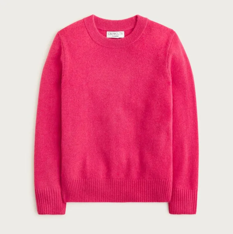 Kids' cashmere crewneck sweater