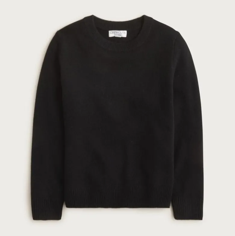 Kids' cashmere crewneck sweater