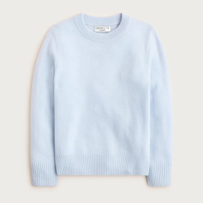 Kids' cashmere crewneck sweater