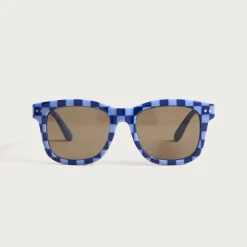 Kids' checkerboard sunglasses