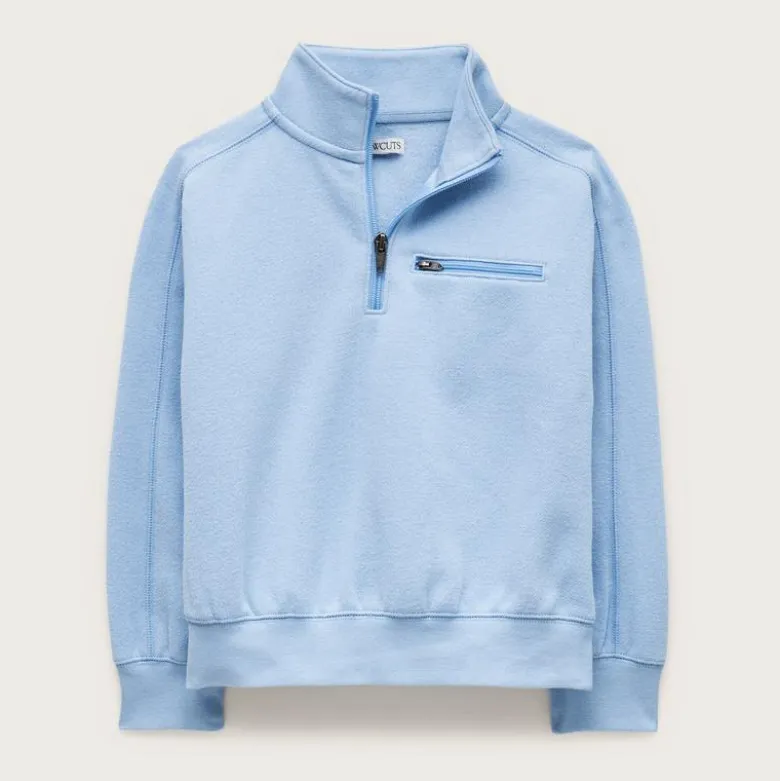 Kids' fleece quarter-zip pullover