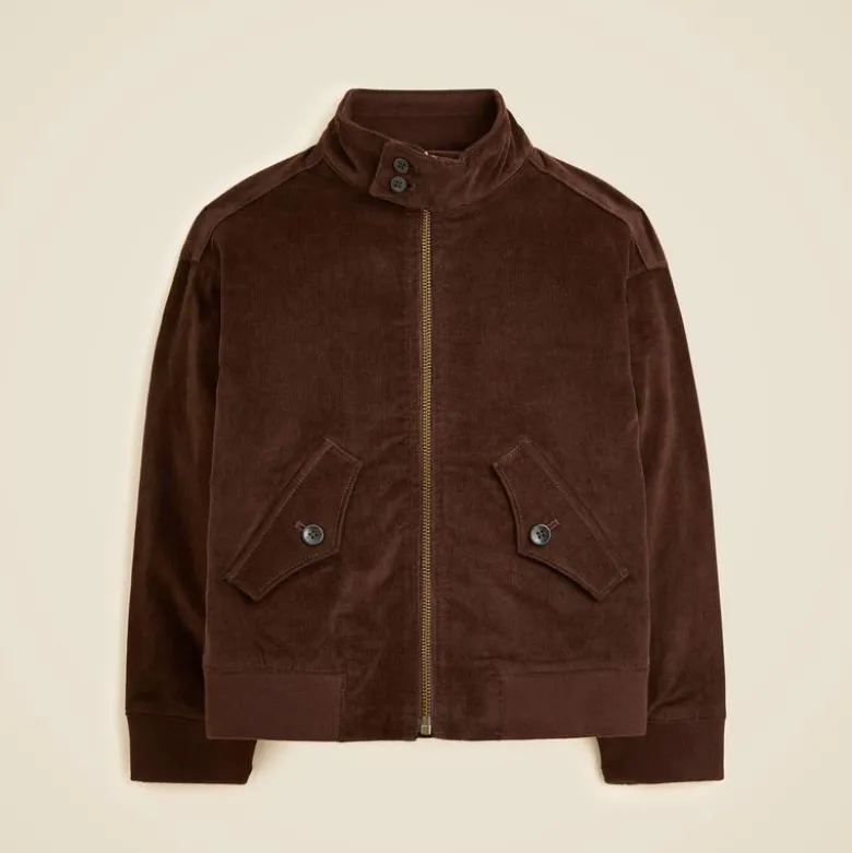 Kids' Harrington jacket in corduroy