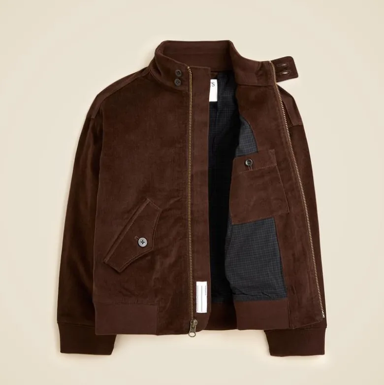 Kids' Harrington jacket in corduroy