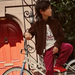 Kids' Harrington jacket in corduroy