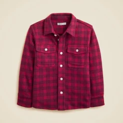 Kids' lightweight Seaboard soft-knit shirt in plaid