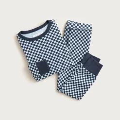 Kids' long-sleeve printed pajama set