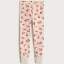 Kids' long-sleeve printed pajama set