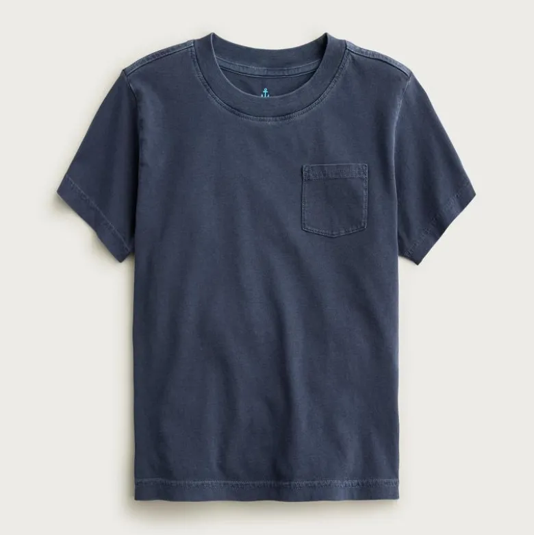 Kids' new garment-dyed pocket T-shirt