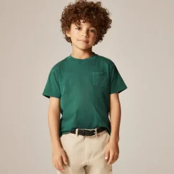 Kids' new garment-dyed pocket T-shirt