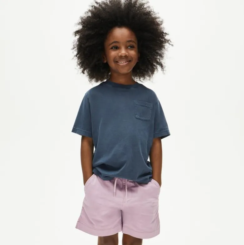 Kids' new garment-dyed pocket T-shirt