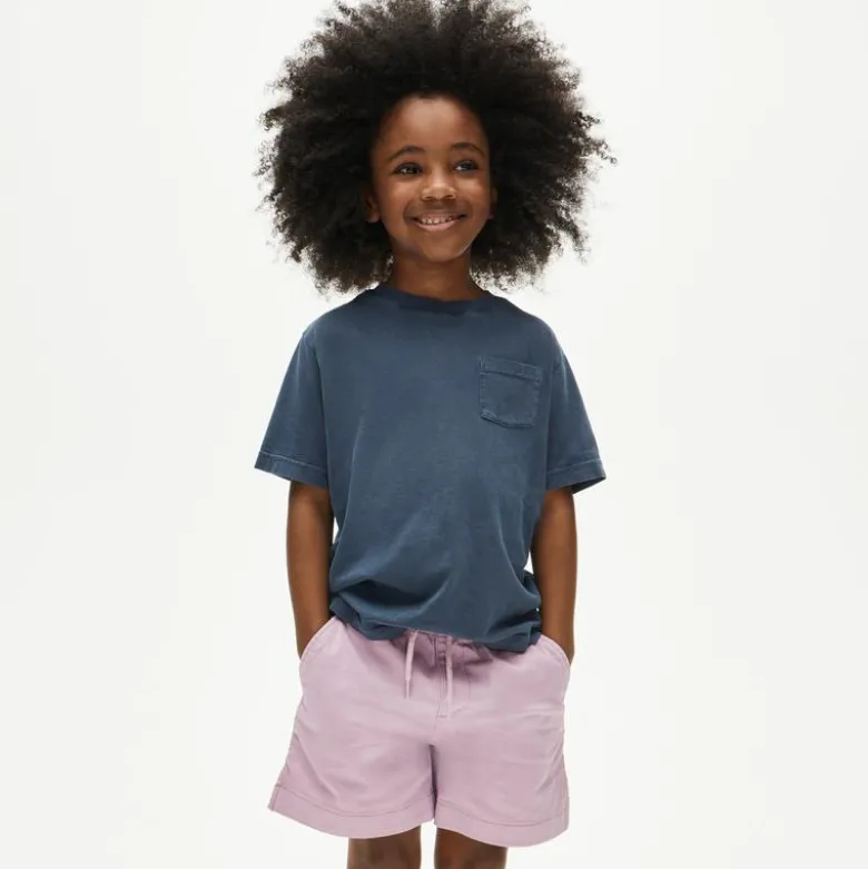 Kids' new garment-dyed pocket T-shirt