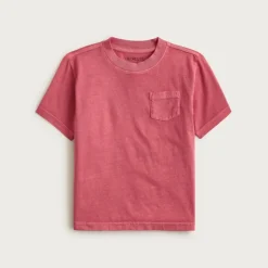 Kids' new garment-dyed pocket T-shirt