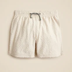 Kids' pull-on short in terry jacquard