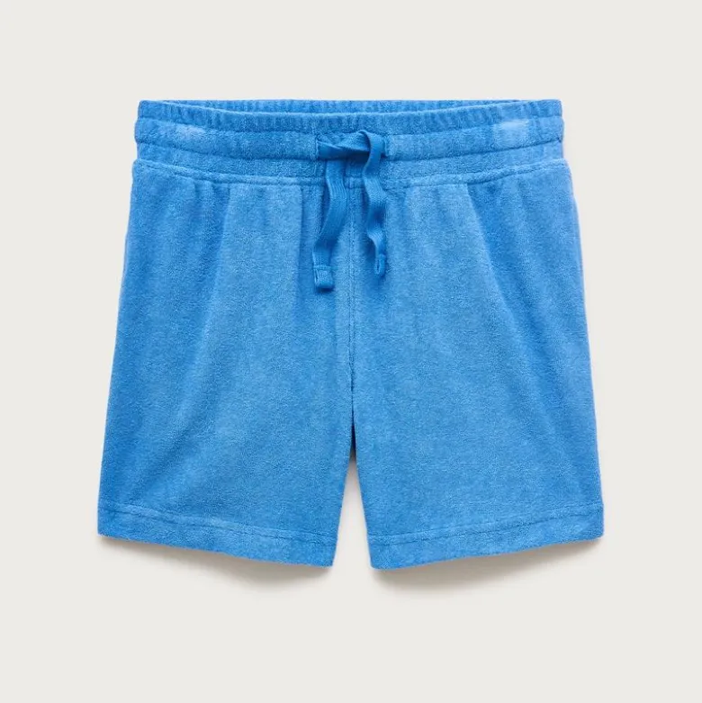 Kids' pull-on short in towel terry