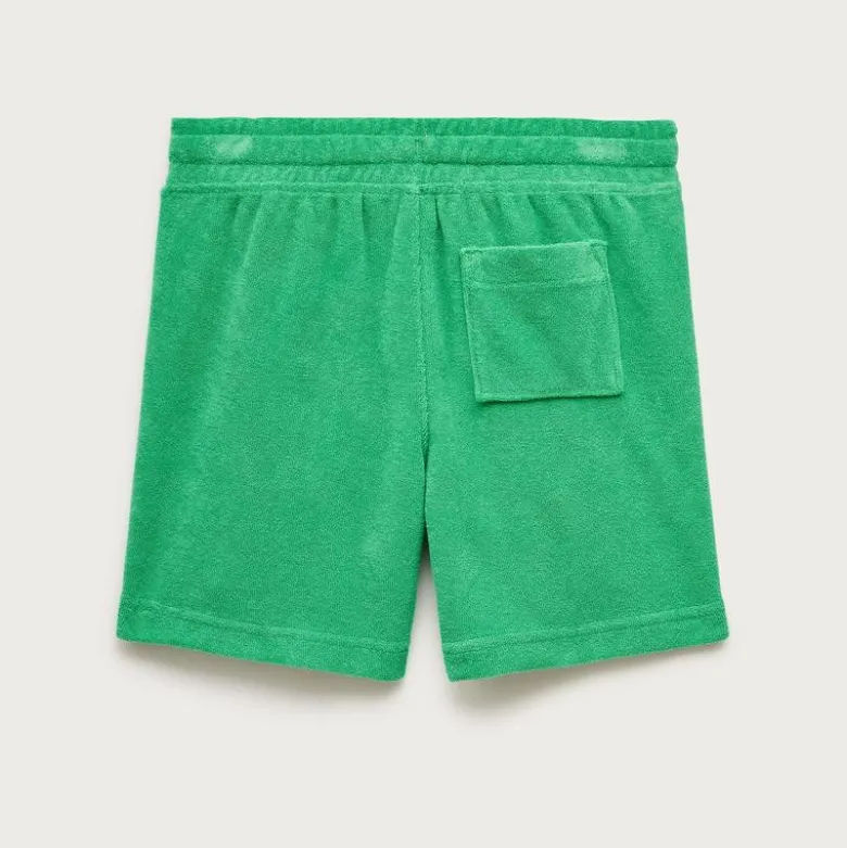 Kids' pull-on short in towel terry