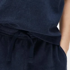 Kids' pull-on short in towel terry