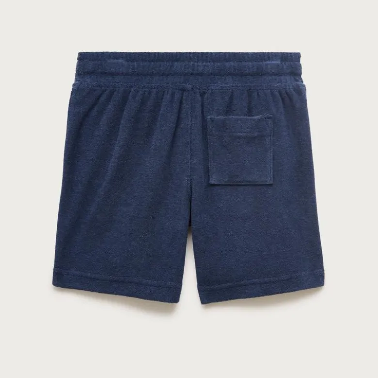 Kids' pull-on short in towel terry