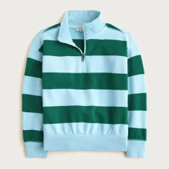 Kids' rugby quarter-zip pullover