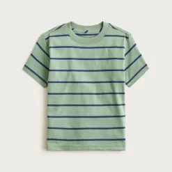 Kids' short-sleeve crewneck T-shirt in stripe