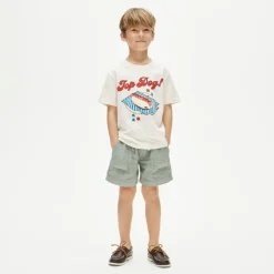 Kids' short-sleeve "Top dog" graphic T-shirt