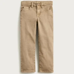 Kids' Straight-fit garment-dyed stretch jean