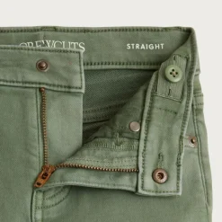 Kids' Straight-fit garment-dyed stretch jean