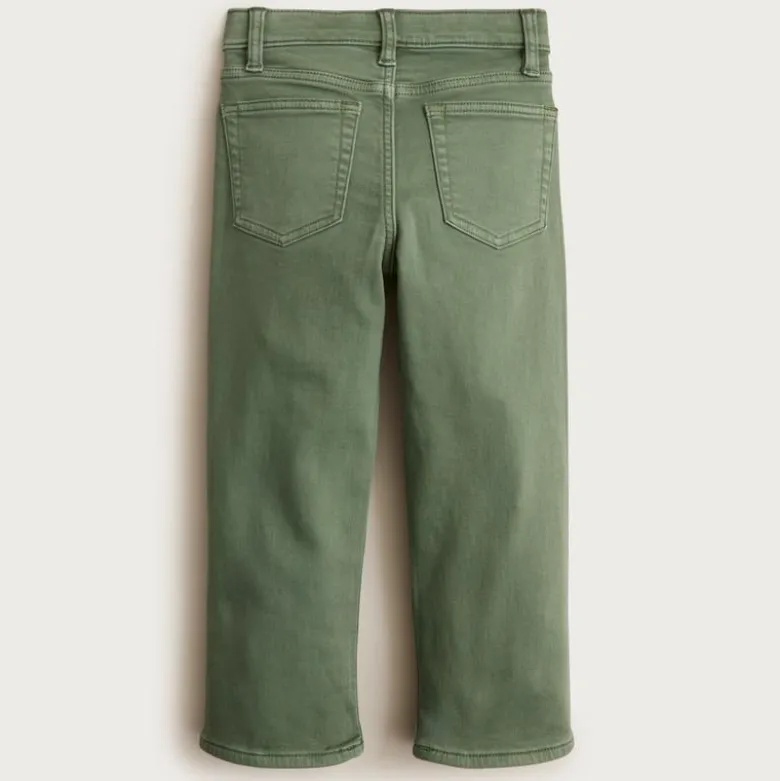 Kids' Straight-fit garment-dyed stretch jean