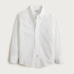 Kids' stretch poplin button-down