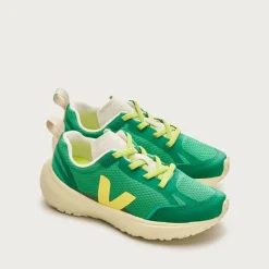 Kids' Veja™ canary lace-up sneakers