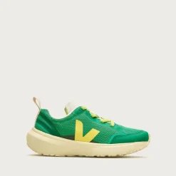 Kids' Veja™ canary lace-up sneakers
