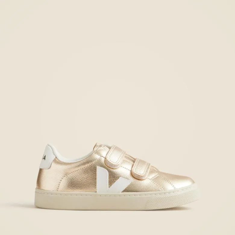 Kids' Veja™ Esplar metallic leather sneakers