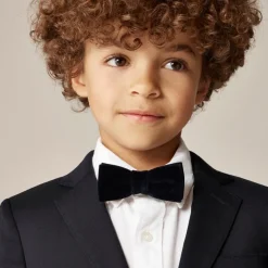 Kids' velvet bow tie