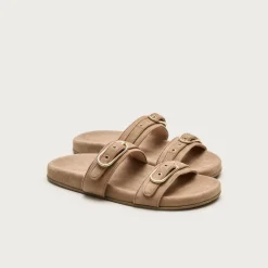 Kira buckle sandals in suede