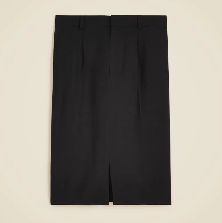 Knee-length sheath skirt