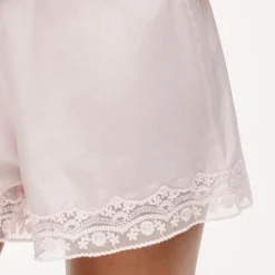 Lace-trim camisole pajama set