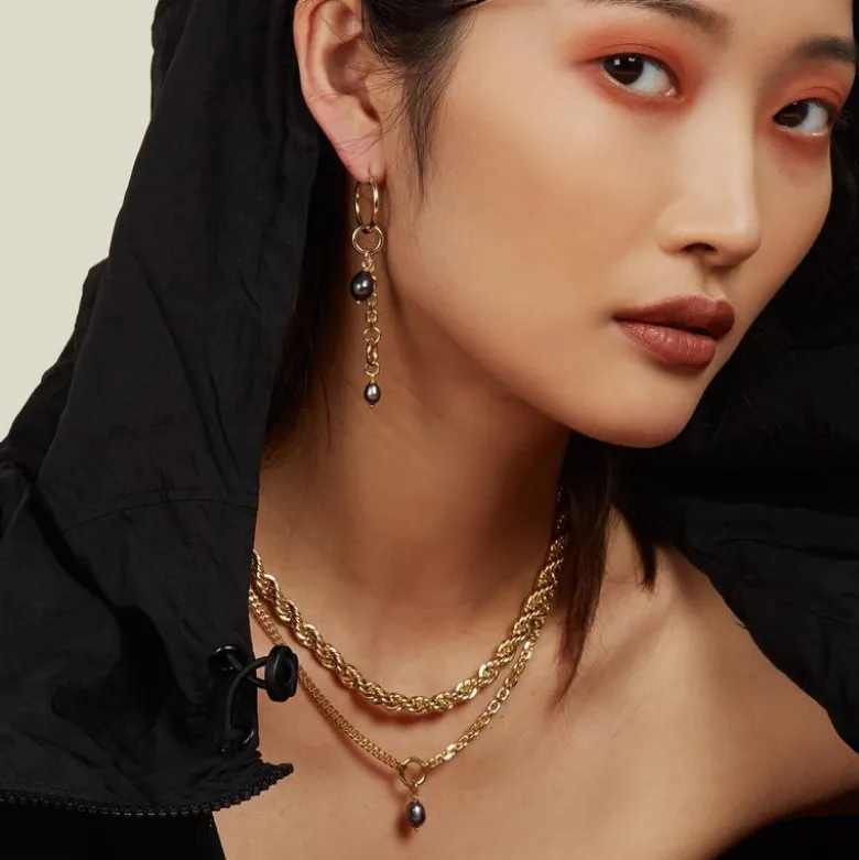 Lady Grey XL rope chain necklace