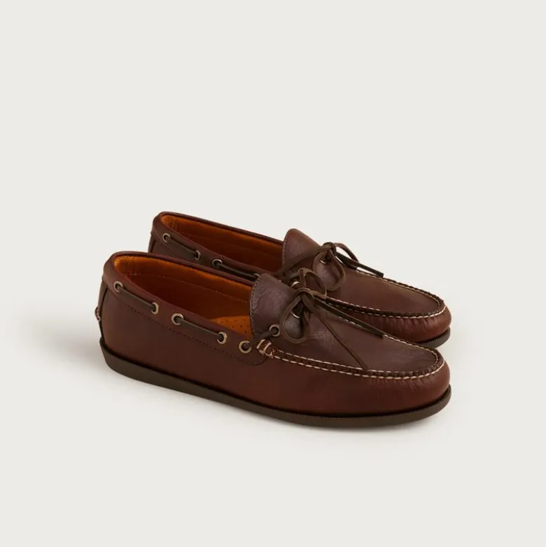 Lake shoes in leather