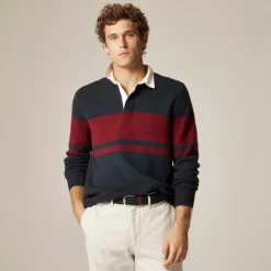 Lambswool rugby sweater