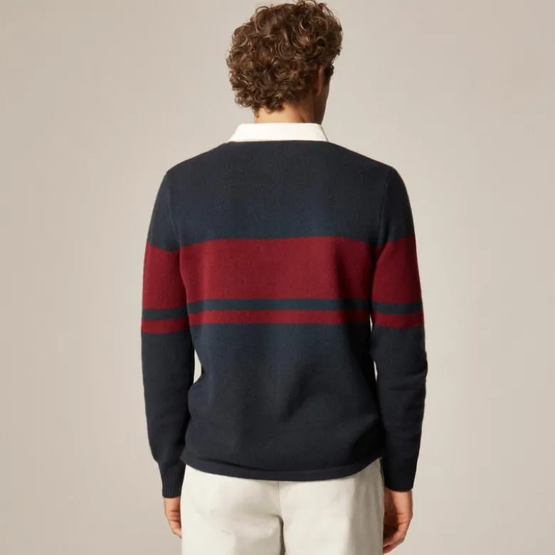 Lambswool rugby sweater