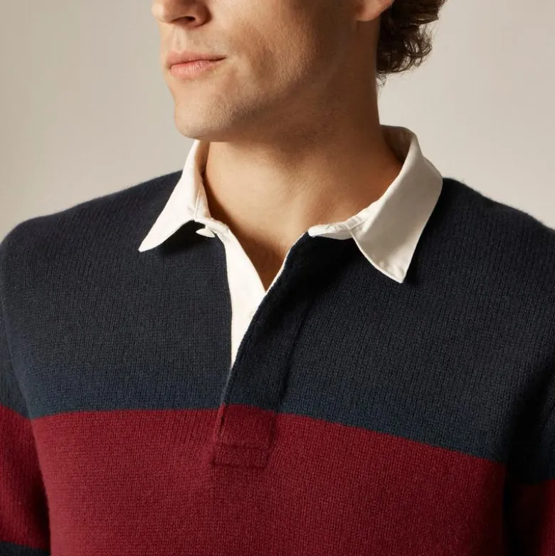 Lambswool rugby sweater