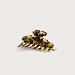 Large claw hair clip in tortoise