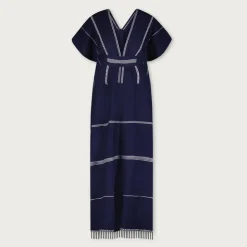 lemlem Gasira V-neck caftan