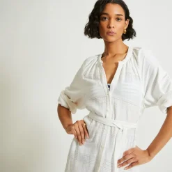 lemlem Makeda button-up dress