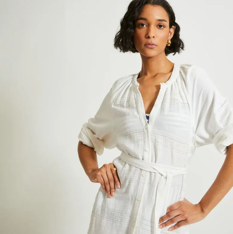 lemlem Makeda button-up dress