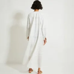 lemlem Makeda button-up dress