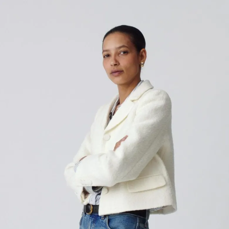Lenore lady blazer in bouclé tweed