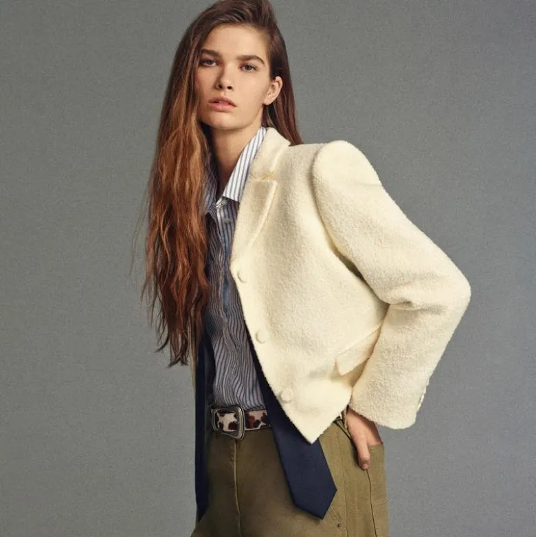 Lenore lady blazer in bouclé tweed