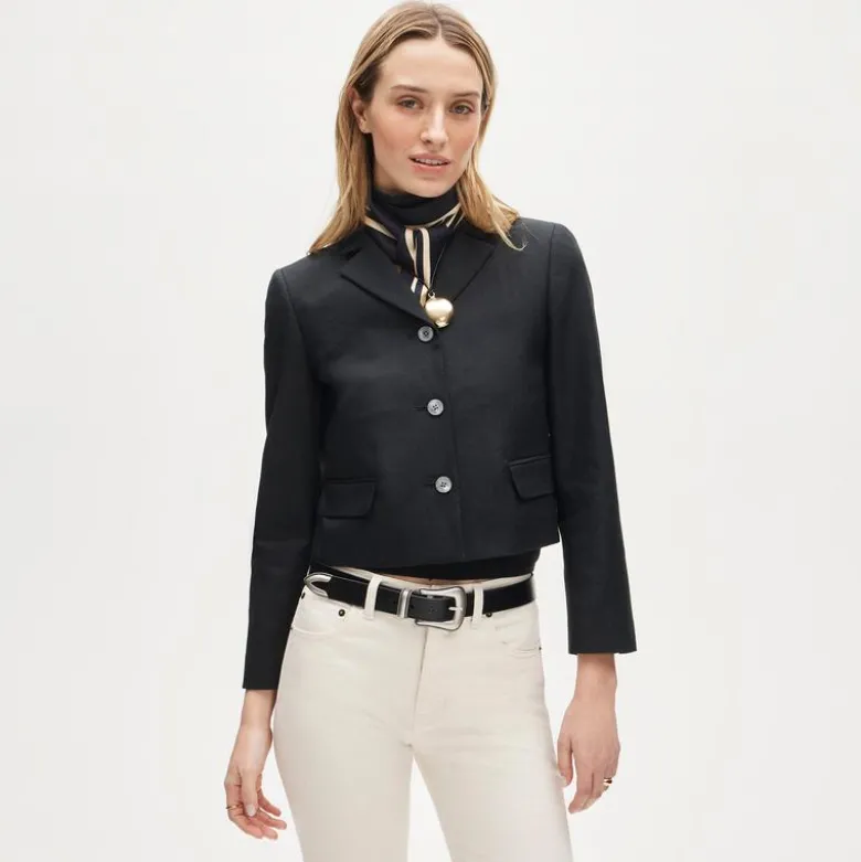 Lenore lady blazer in Gramercy linen blend